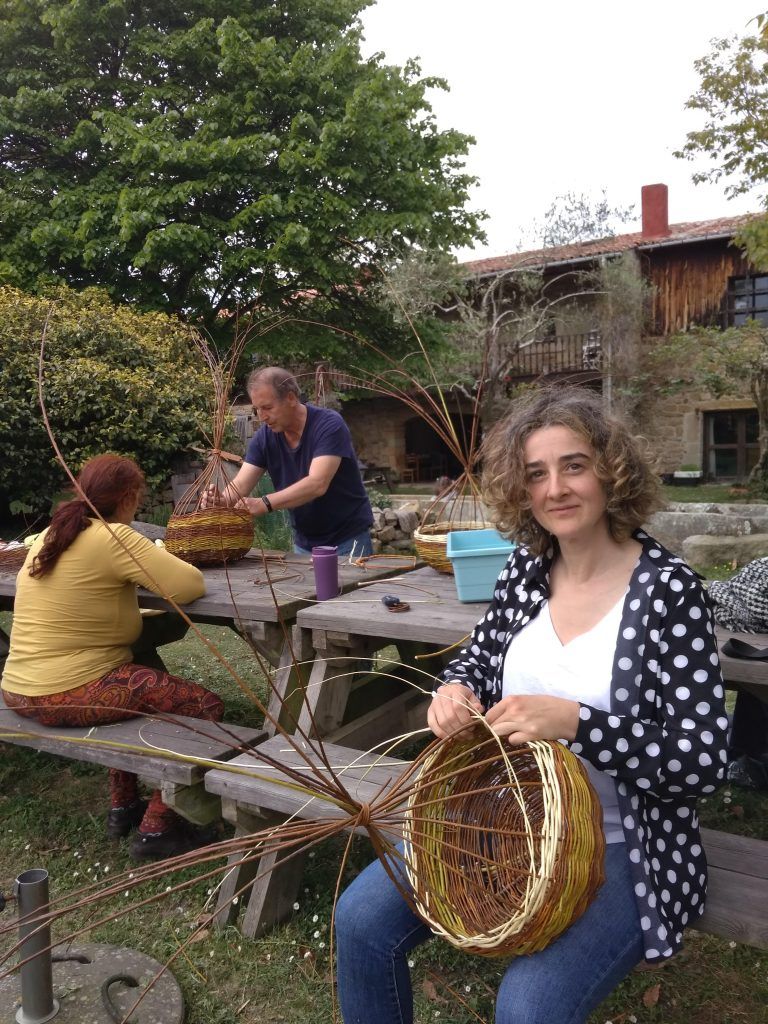 Taller de cestería en Asturias